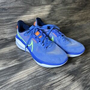 Nike‎ Vomero 17 Sneakers Womens 6.5 Blue Lime Running Shoes Trainers Zoom X